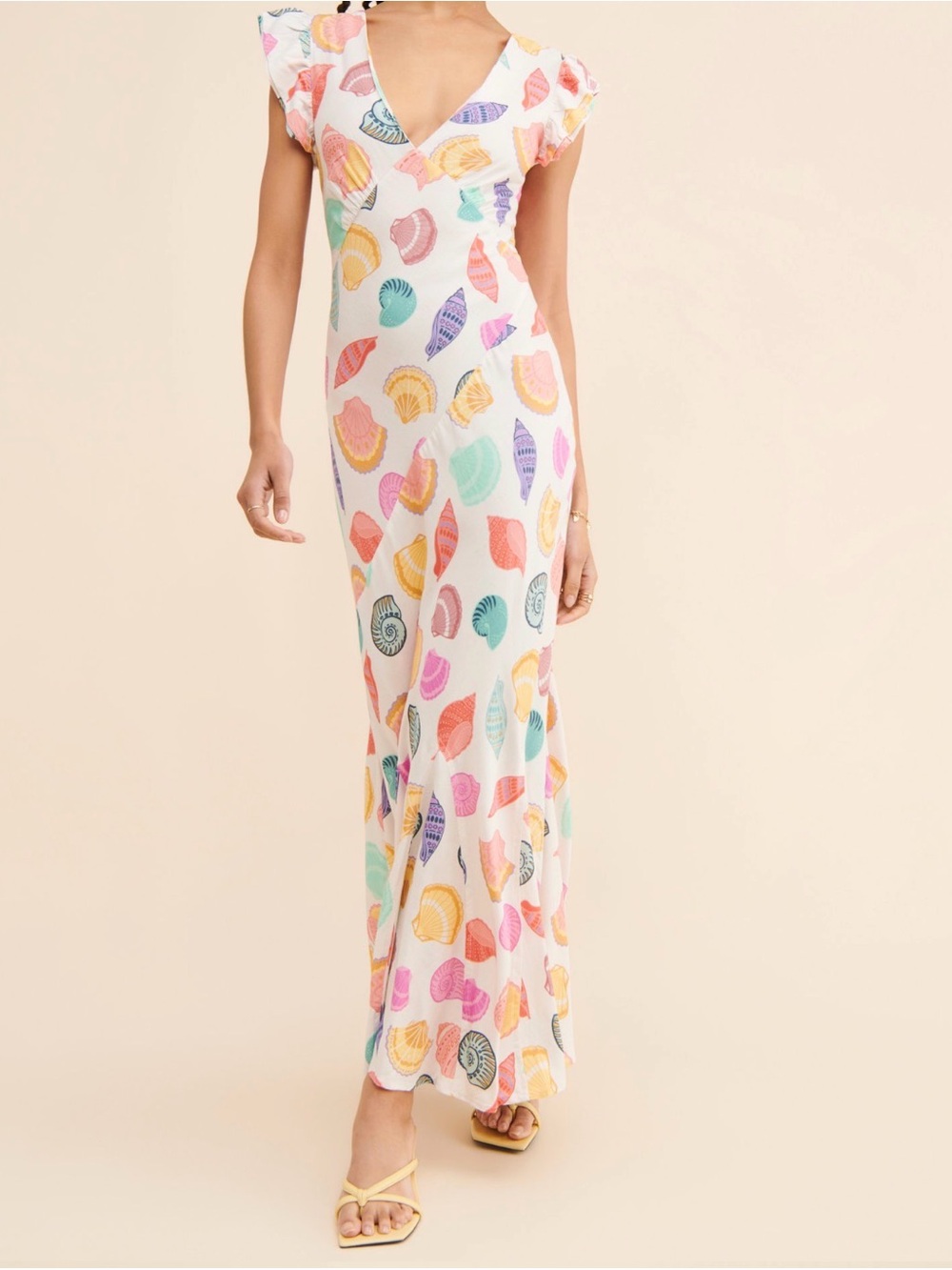 Beach Riot Elodie Maxi Dress Coastal Jewel L